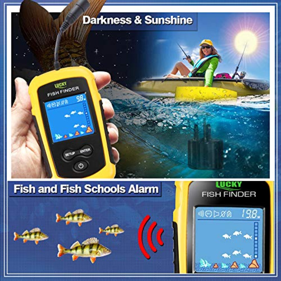 Kayak Portable Fish Depth Find - Fishing Boat Depth Finder 리뷰 및 가격