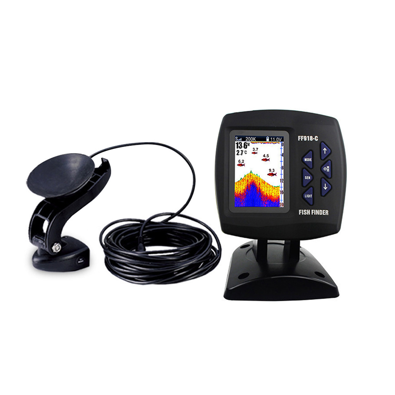 Color Screen Wired Fish Finder - Fishing Boat Depth Finder 리뷰 및 가격