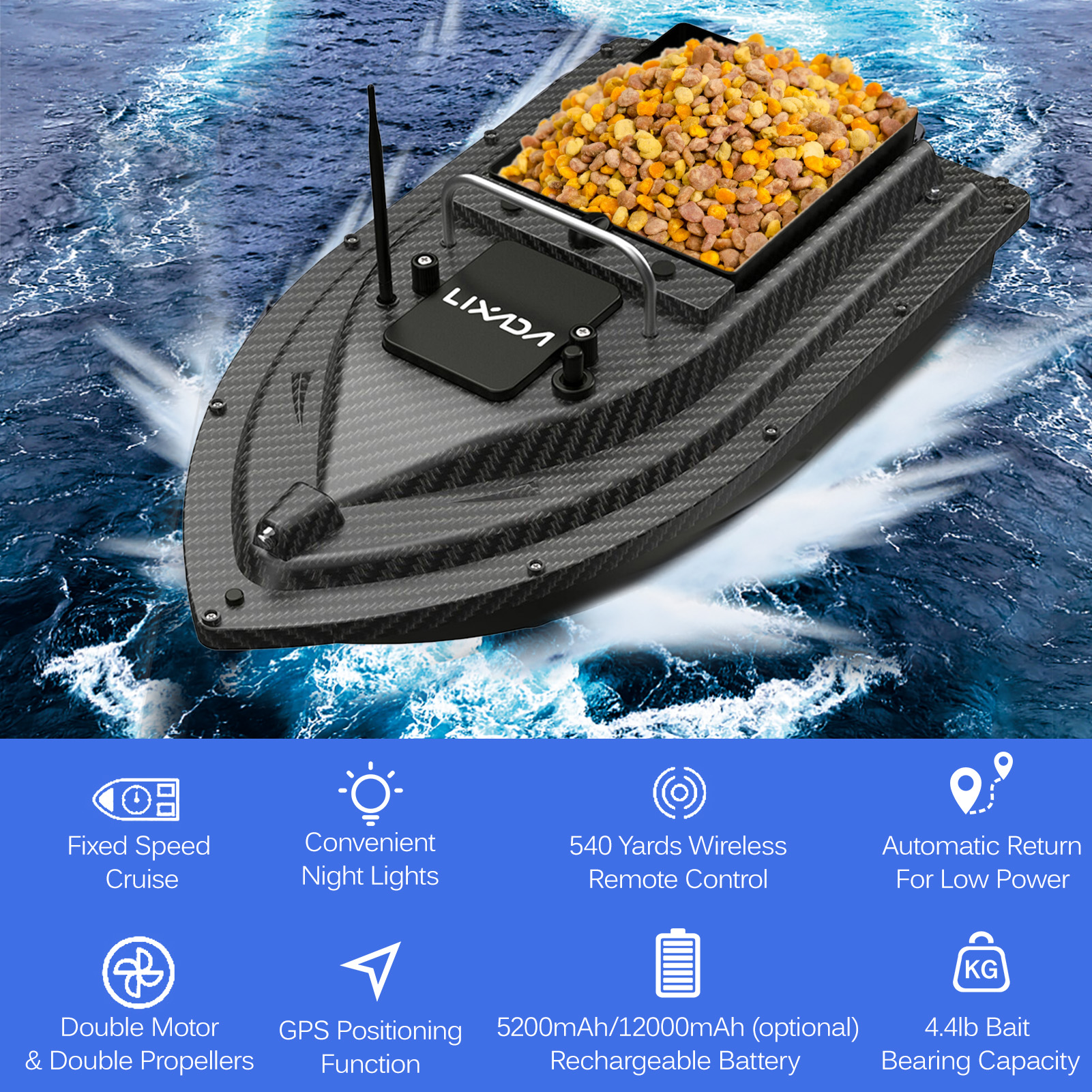 Fishing Bait Boat GPS Fishing  - Fishing Boat Gps 리뷰 및 가격