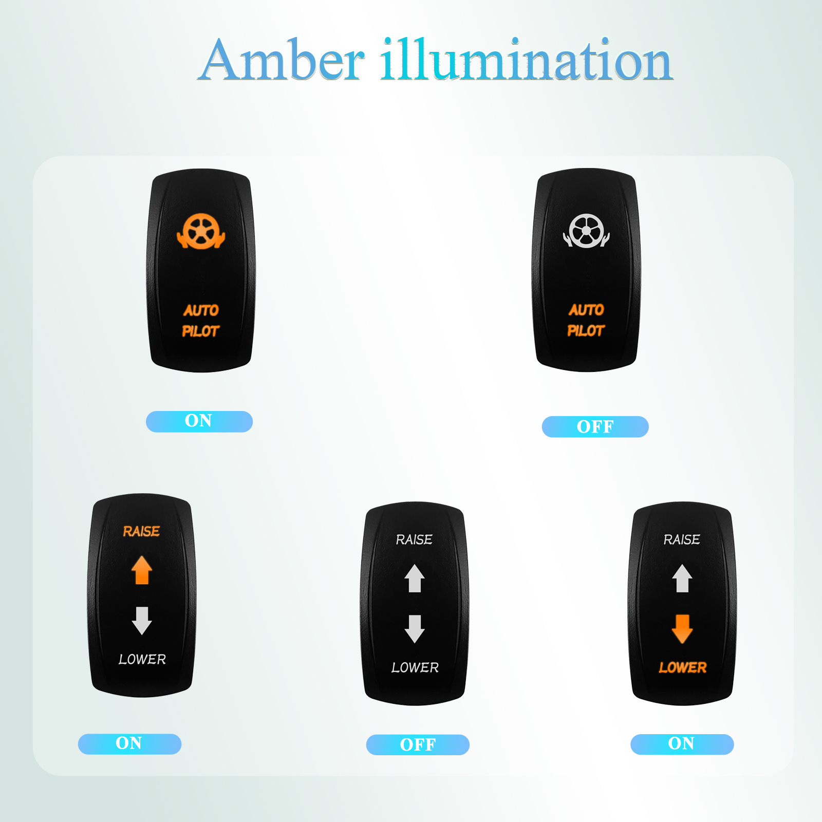 12V/24V Waterproof Backlit Mar - Fishing Boat Anchor 리뷰 및 가격