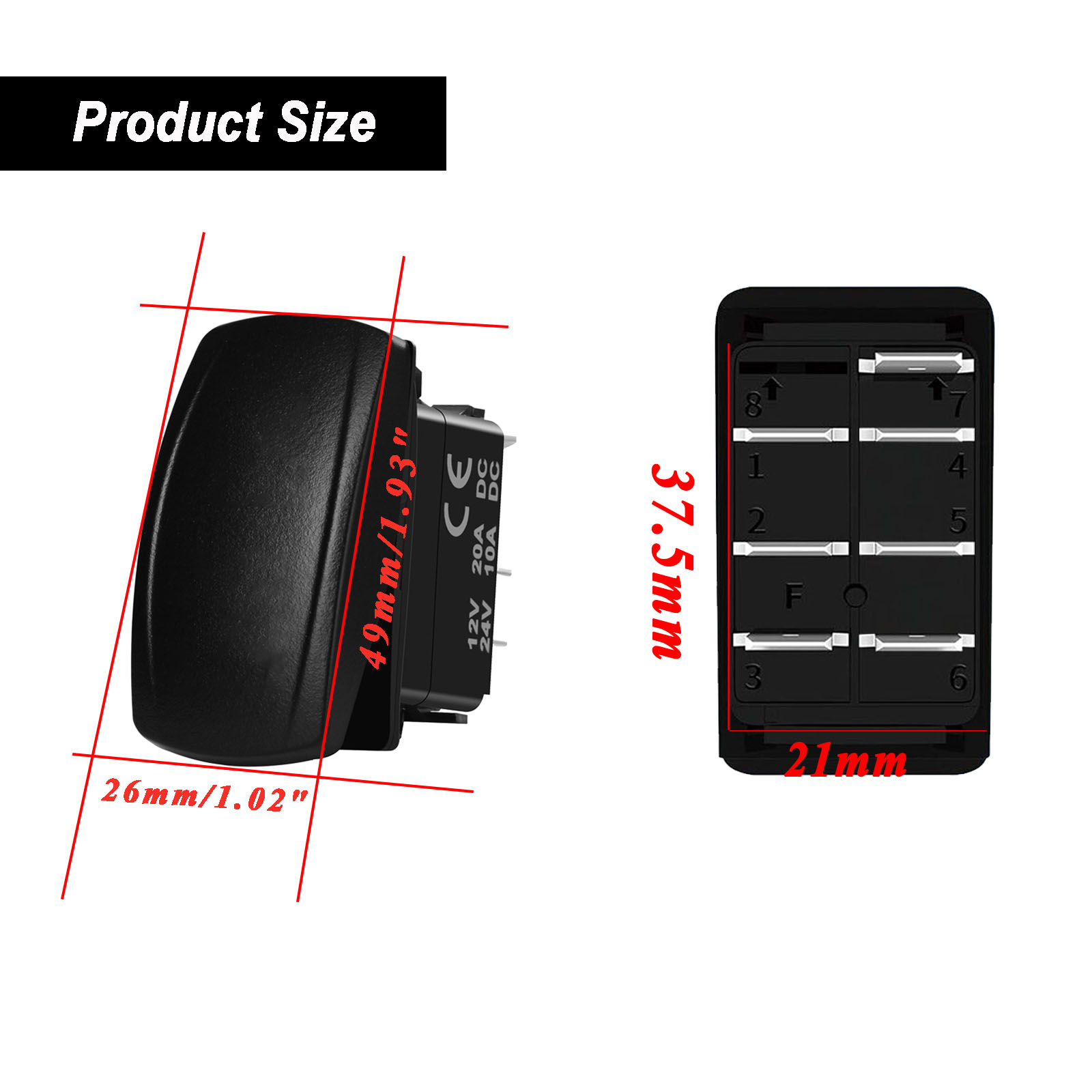 12V/24V Waterproof Backlit Mar - Fishing Boat Anchor 리뷰 및 가격