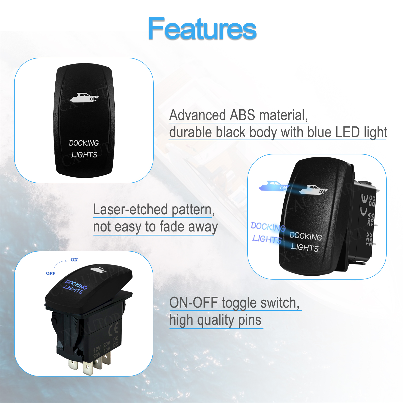 Marine Grade IP66 Rocker Switc - Fishing Boat Anchor 리뷰 및 가격