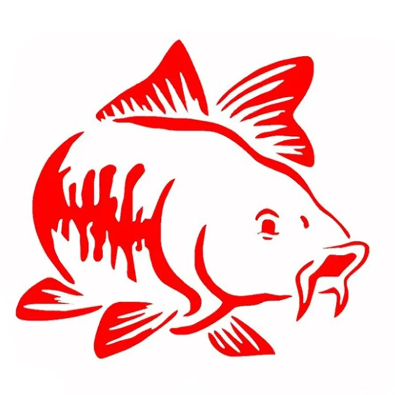 Car Sticker Cartoon Carp Fishi - Fishing Boat Trailer 리뷰 및 가격