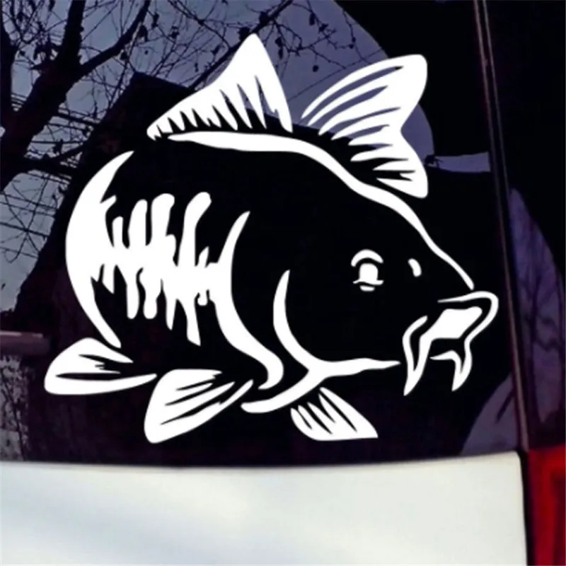 Car Sticker Cartoon Carp Fishi - Fishing Boat Trailer 리뷰 및 가격