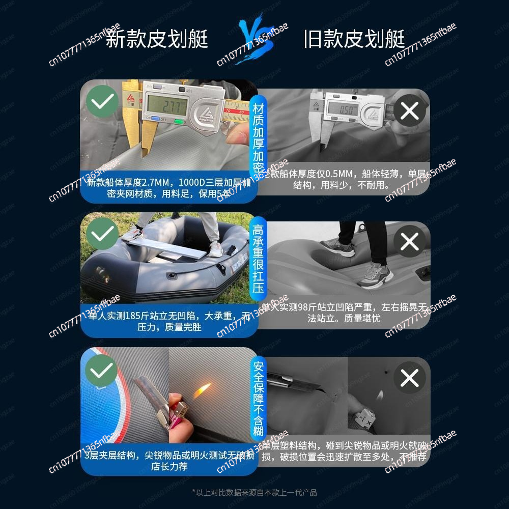 1.75m Rubber Inflatable Boat A - Fishing Boat Inflatable 리뷰 및 가격