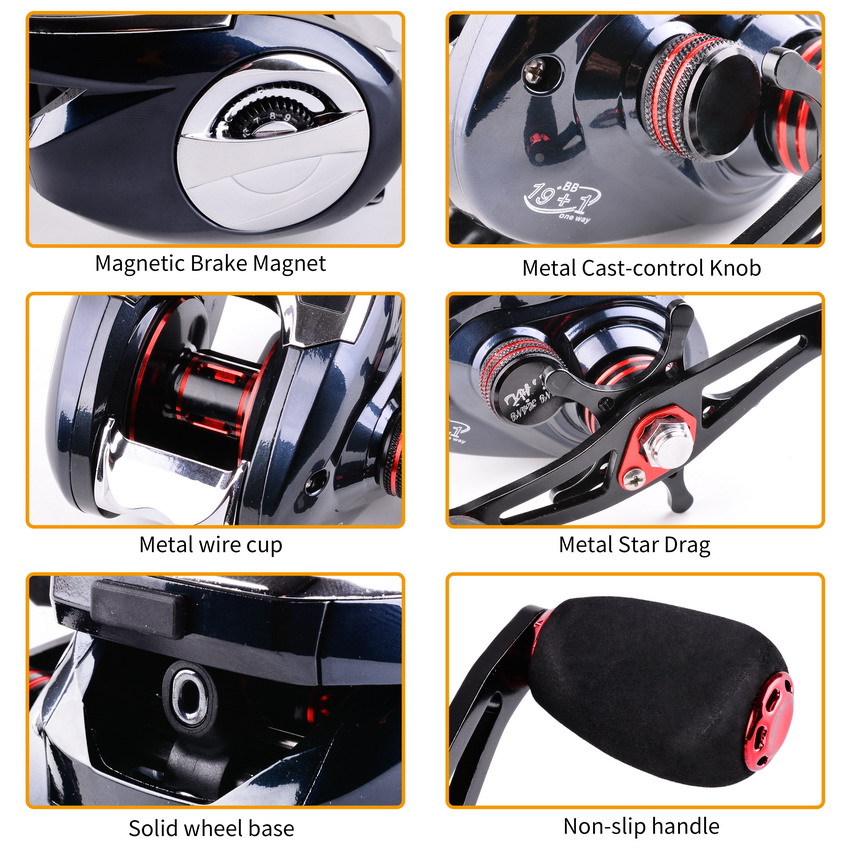 8.0:1 19+1BB Fishing Reel Left - Fishing Boat Steering Wheel 리뷰 및 가격