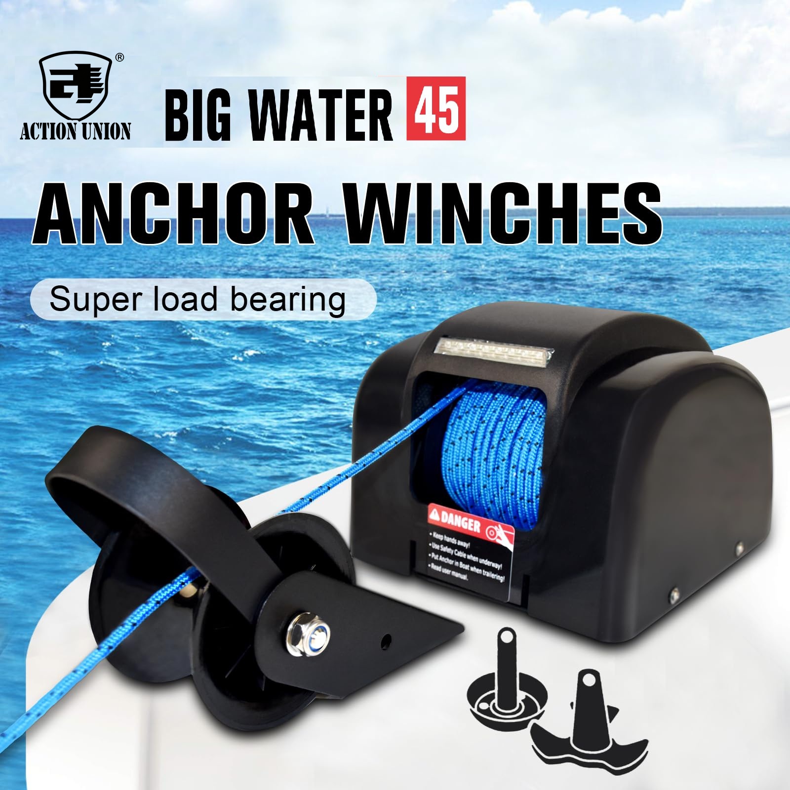 Electric anchor winch 12V, sui - Fishing Boat Steering Wheel 리뷰 및 가격