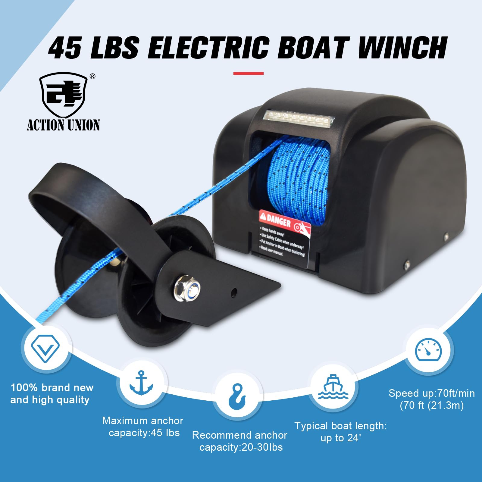 Electric anchor winch 12V, sui - Fishing Boat Steering Wheel 리뷰 및 가격