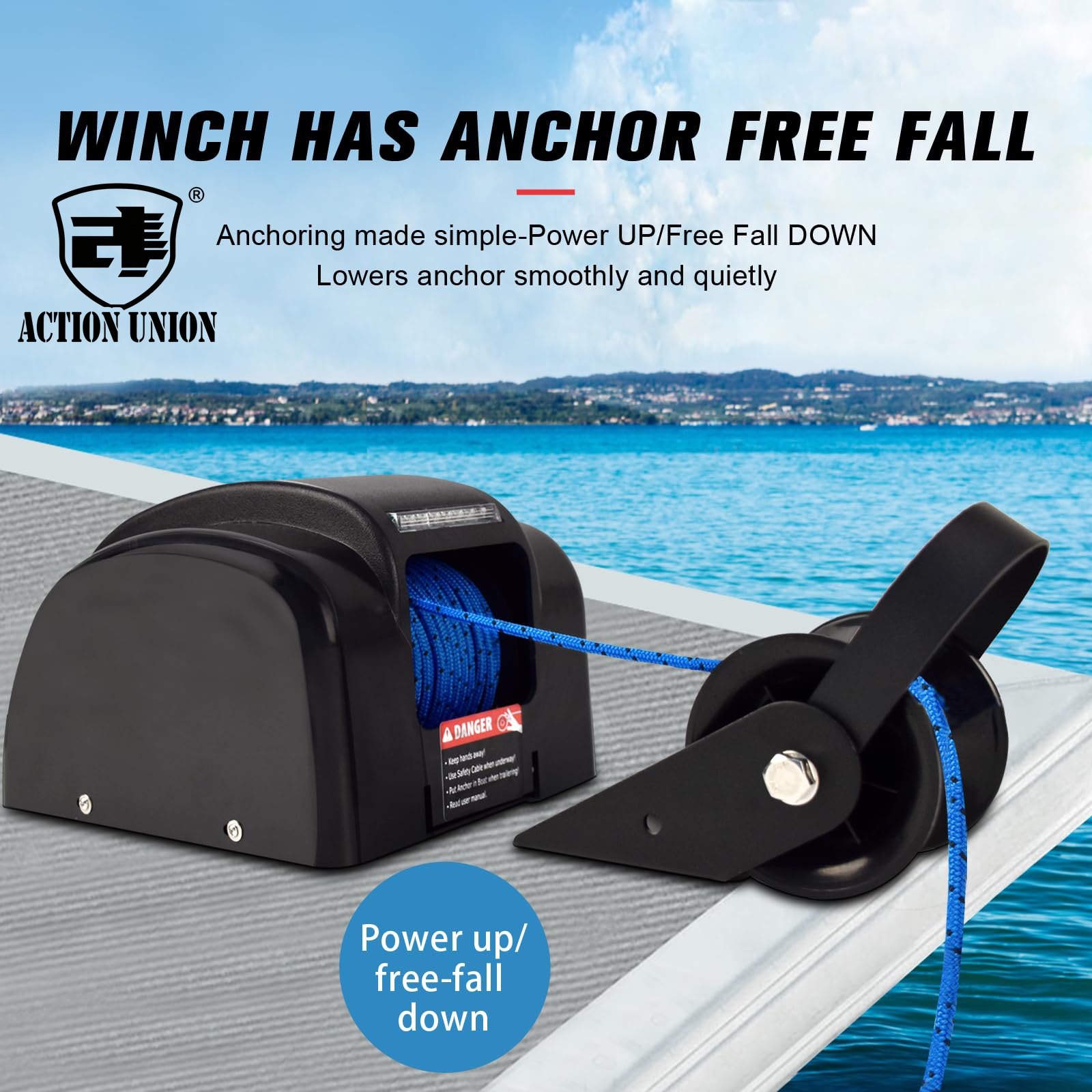 Electric anchor winch 12V, sui - Fishing Boat Steering Wheel 리뷰 및 가격