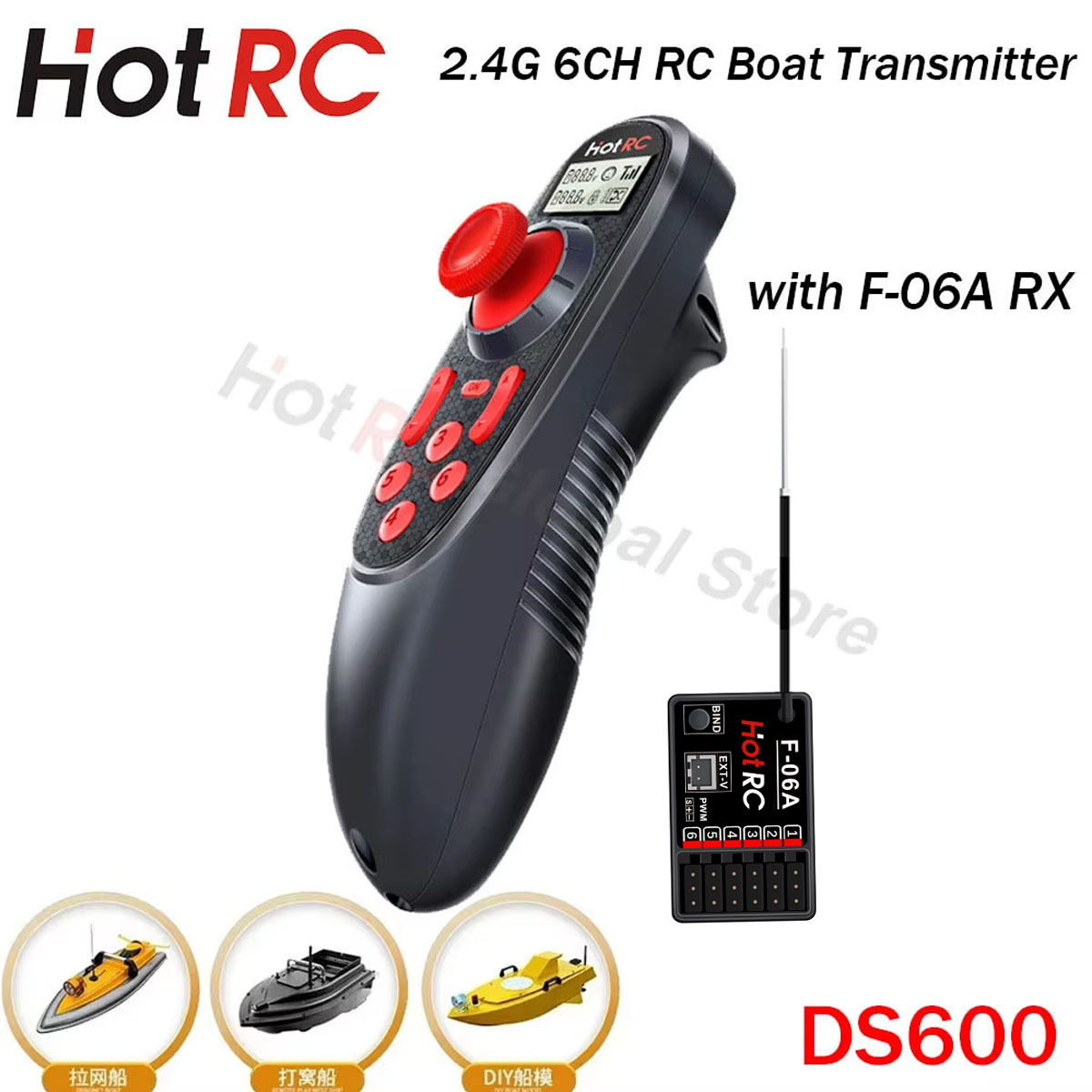 HOTRC DS600 6CH 6 Channel 2.4G - Fishing Boat Trailer 리뷰 및 가격