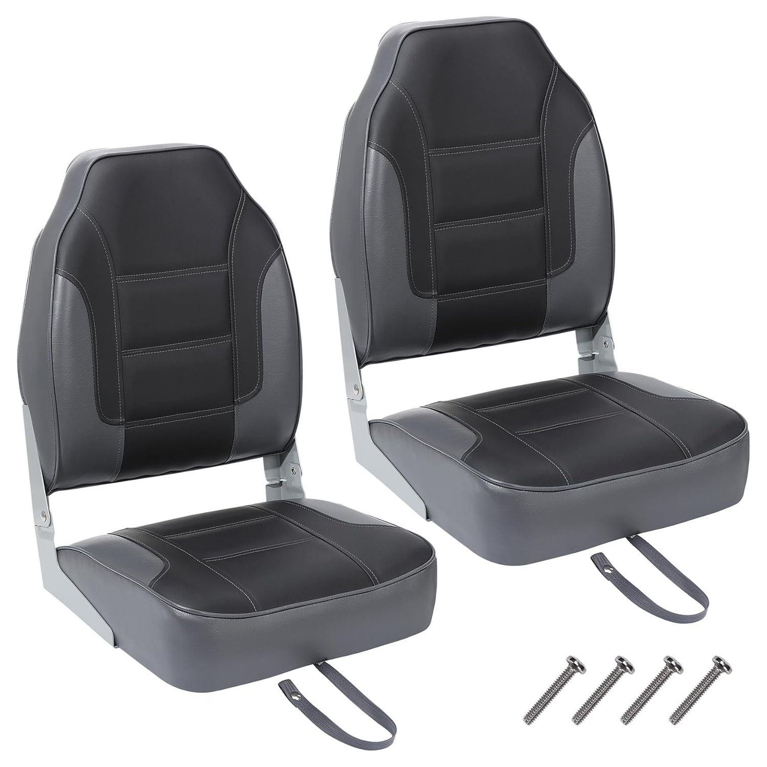 2 Pack Folding Boat Seats, Hig - Fishing Boat Seat 리뷰 및 가격