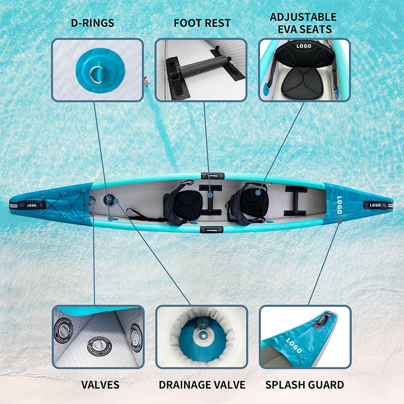 Drop Stitch Kayak Inflatable C - Fishing Boat Fiberglass 리뷰 및 가격