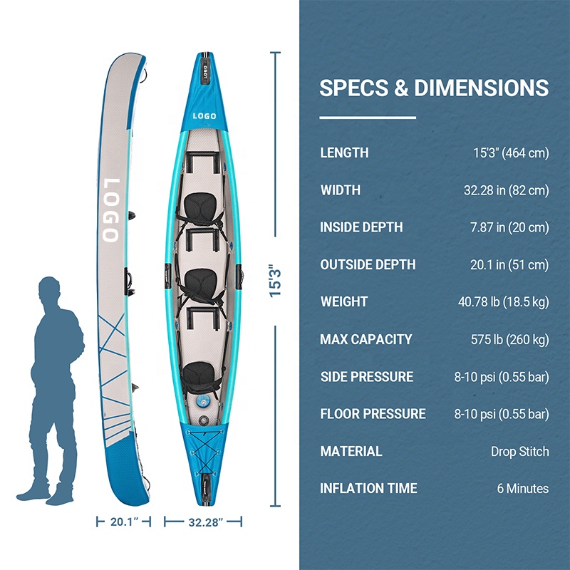 Drop Stitch Kayak Inflatable C - Fishing Boat Fiberglass 리뷰 및 가격
