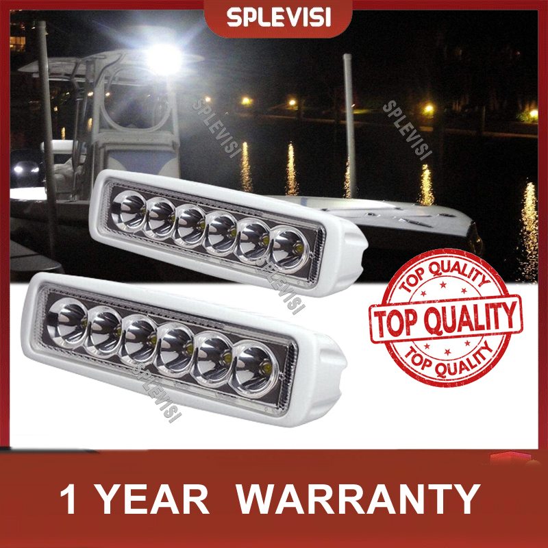 2pcs 12V 6 LED Deck Marine Spr - Fishing Boat Trailer 리뷰 및 가격