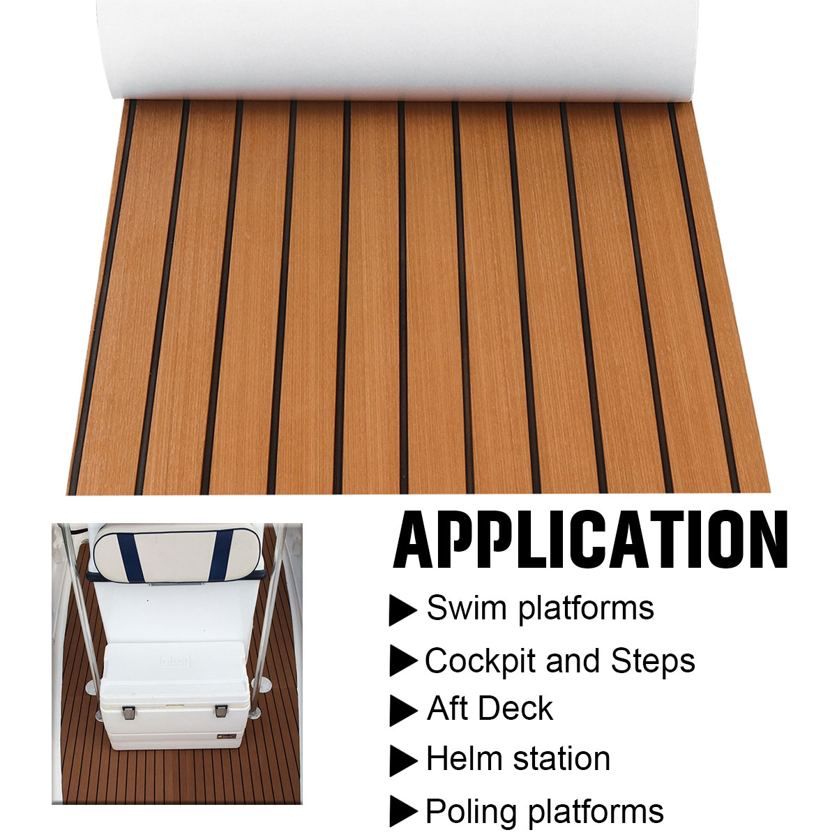 2400X600x6mm Self-Adhesive EVA - Fishing Boat Paddle 리뷰 및 가격