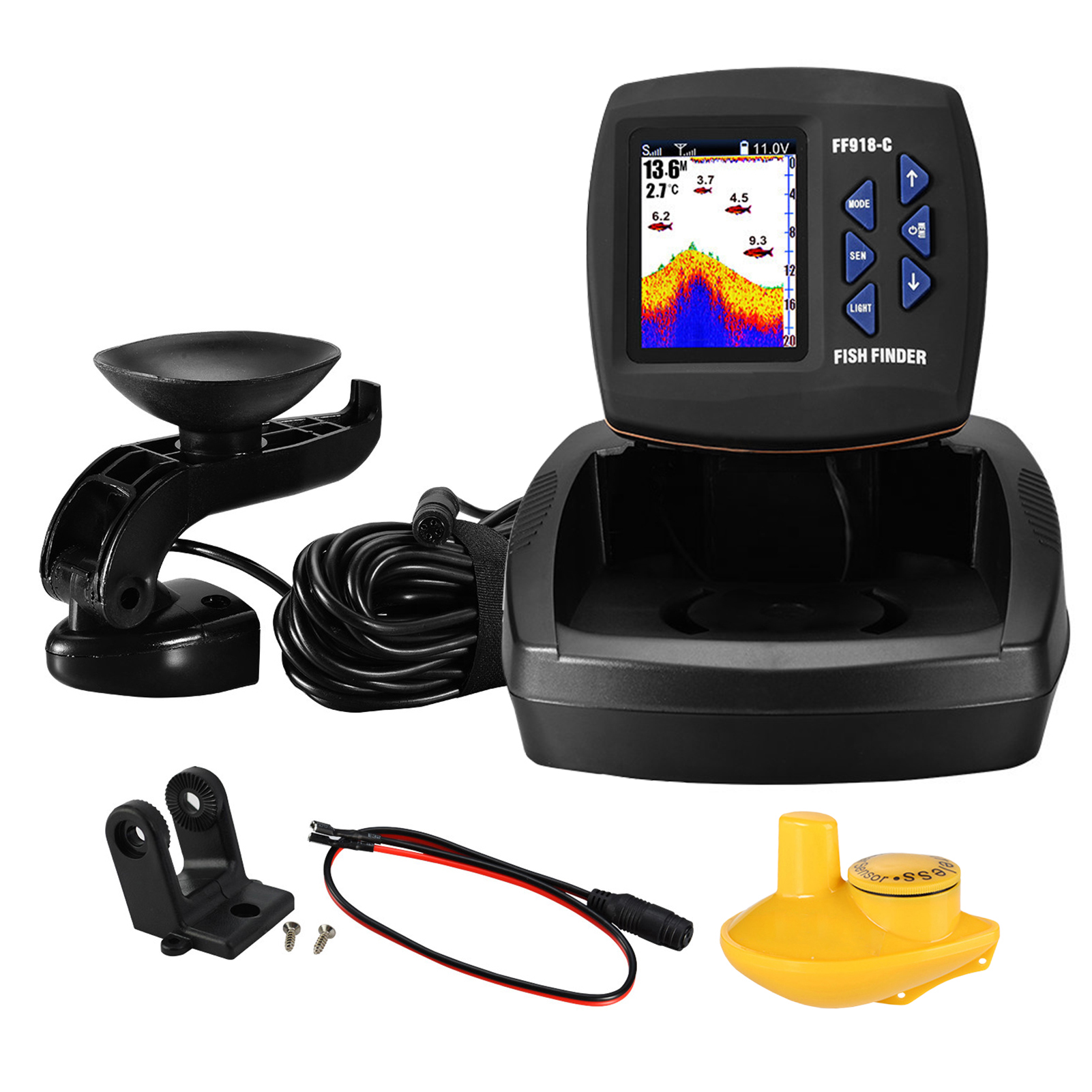 Fish Finder Wireless Sonar Sen - Fishing Boat Depth Finder 리뷰 및 가격