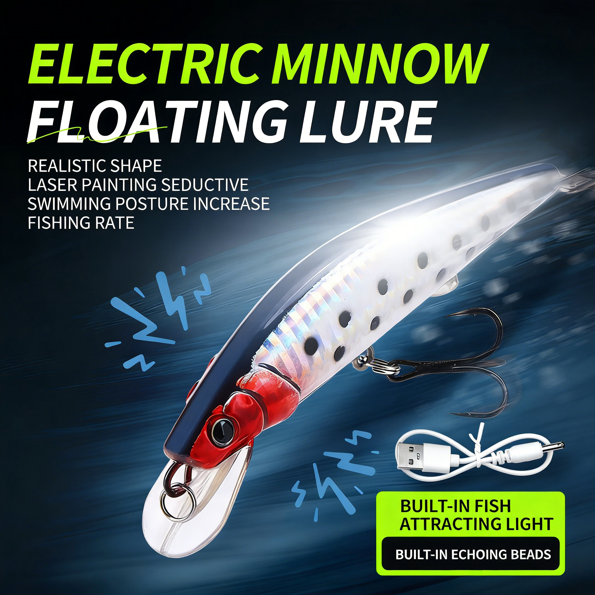 Simulated Fishing Lures Bait E - Fishing Boat Navigation Light 리뷰 및 가격