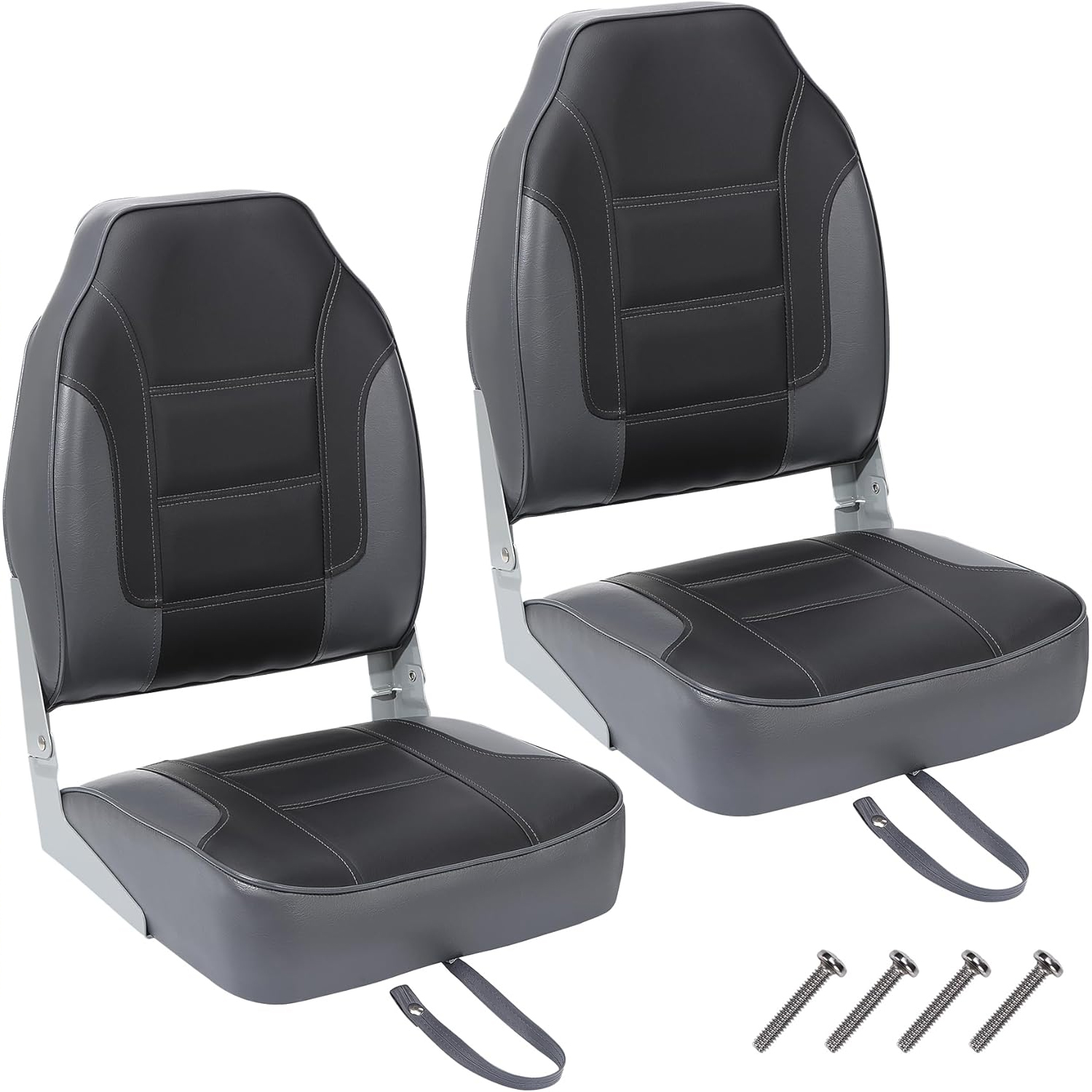 2 Pack Folding Boat Seats, Hig - Fishing Boat Seat 리뷰 및 가격