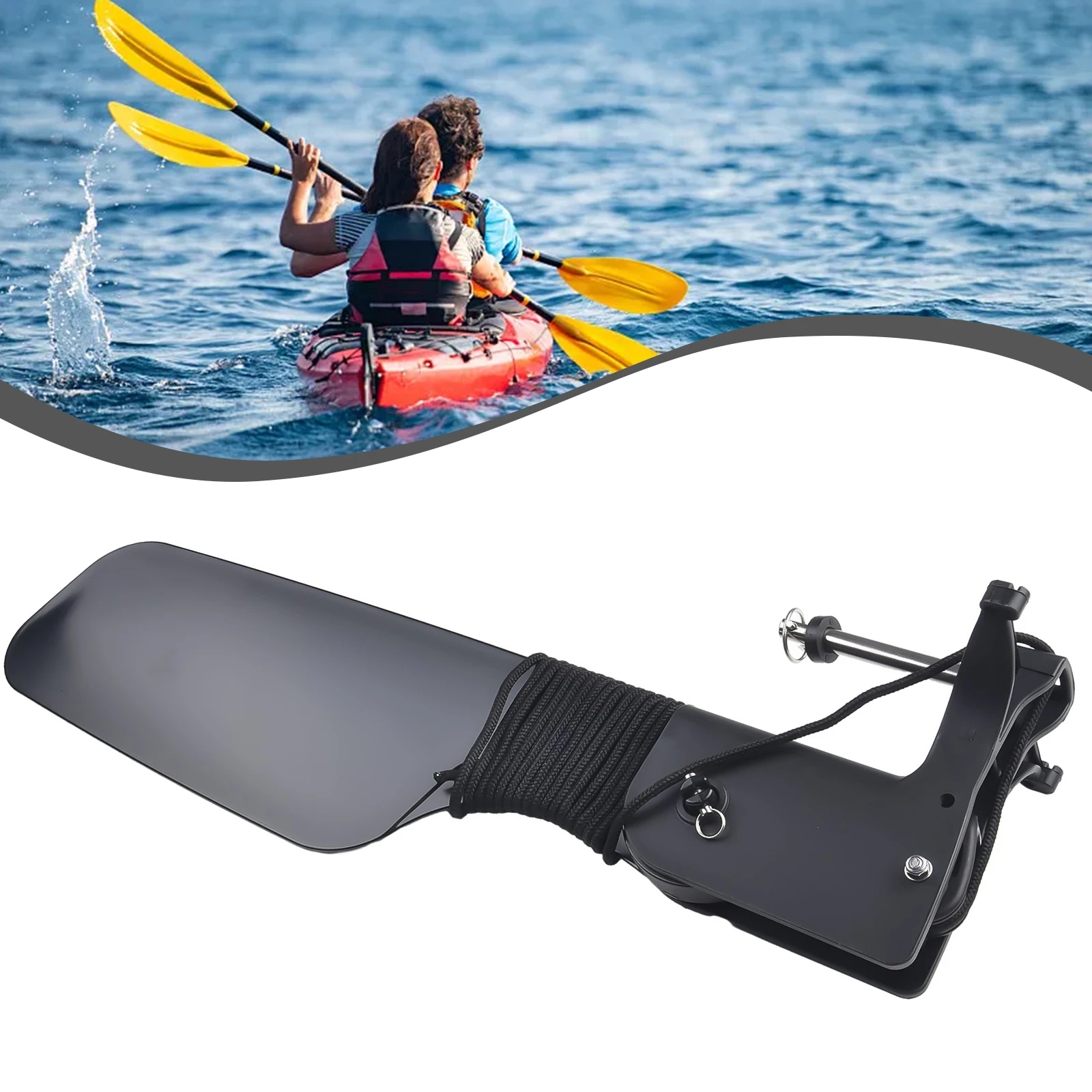 For Kayak Big Tail Rudder with - Fishing Boat Steering Wheel 리뷰 및 가격