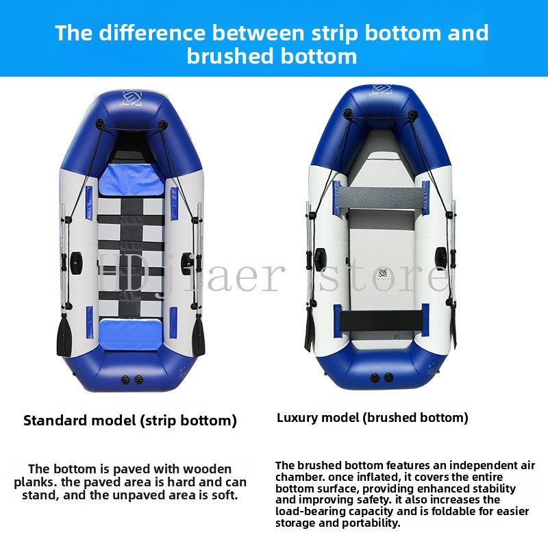 Inflatable Boat with Hard Bott - Fishing Boat Trailer 리뷰 및 가격