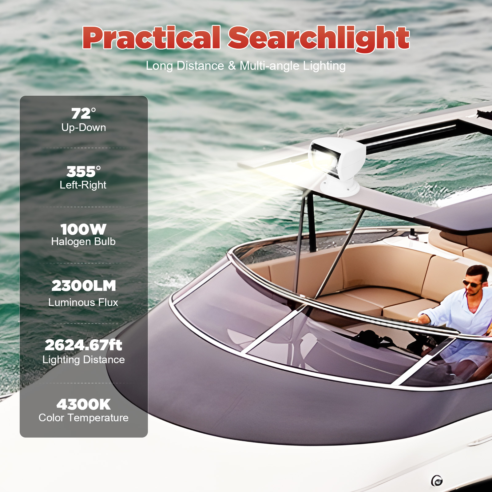 Spotlight Marine Spot Light Bo - Fishing Boat Trailer 리뷰 및 가격