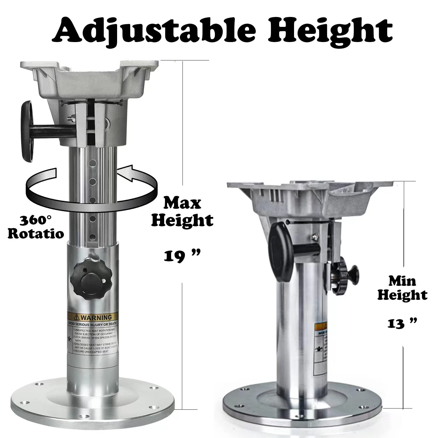 Adjustable Aluminum Boat Seat  - Fishing Boat Seat 리뷰 및 가격
